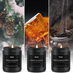 Cedar Oakmoss fragrance candle