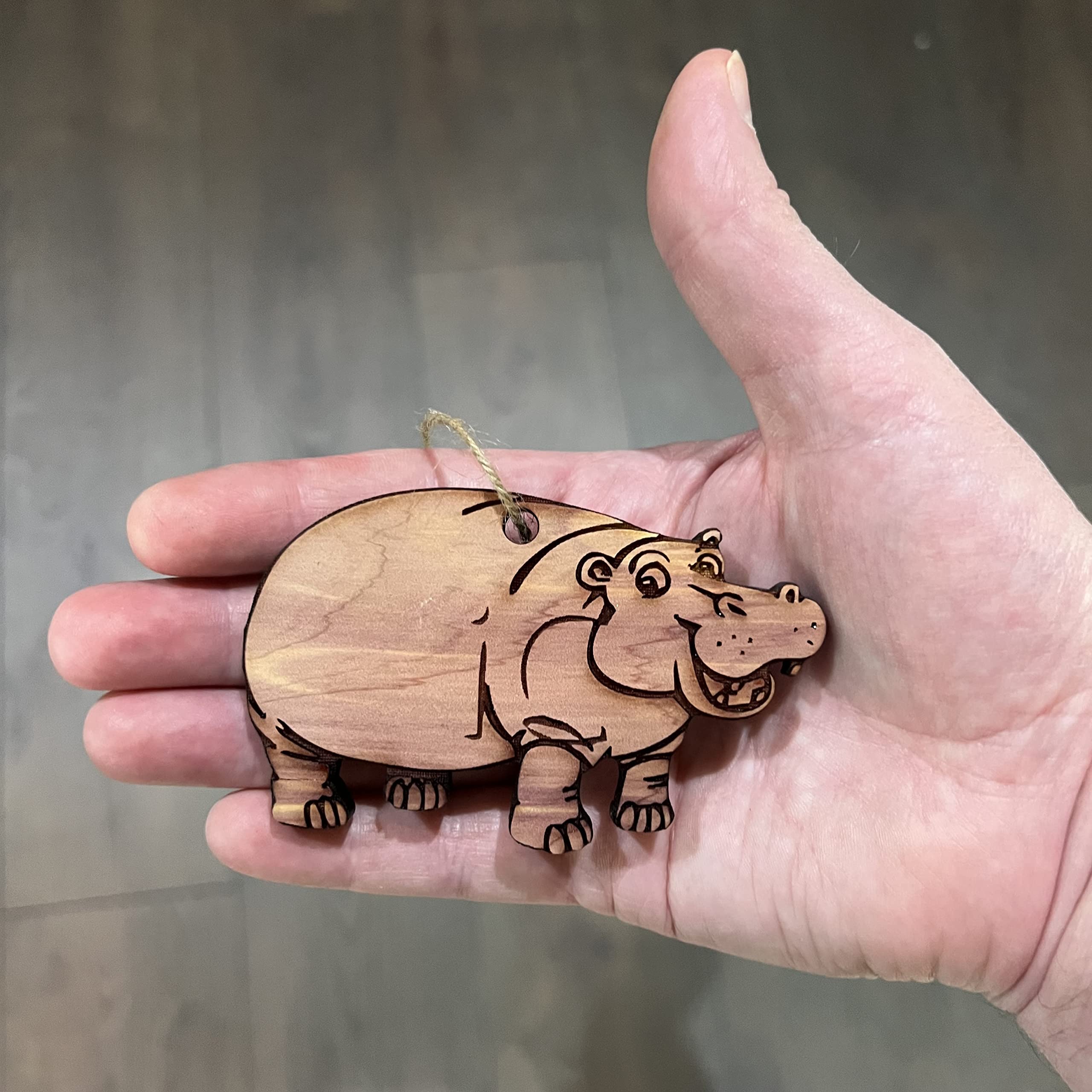 Cedar Ornament Made in the USA designed and engraved in Texas