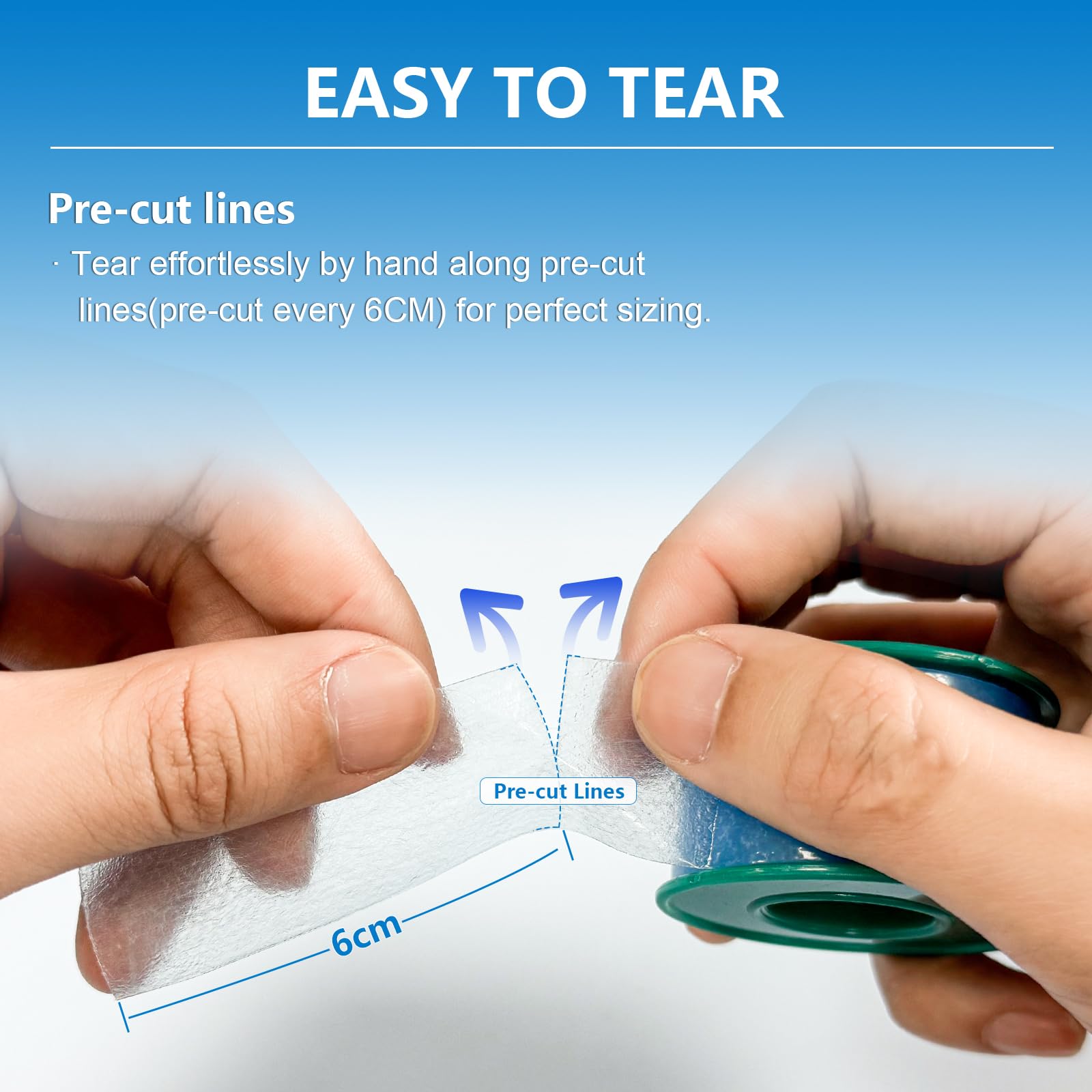 Waterproof breathable medical tape on roll