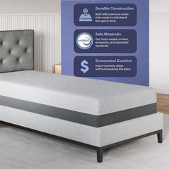 Celestial Sleep Oeko-Tex certified cooling memory foam mattress