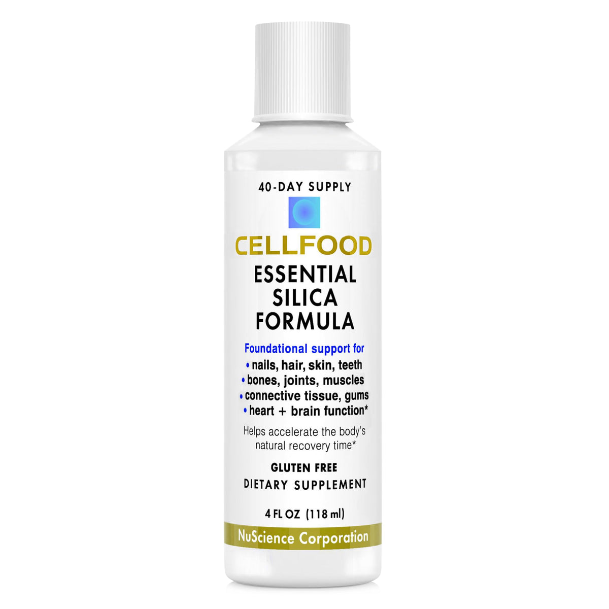 Cellfood Essential Silica Anti-Aging Formula 4 oz packaging