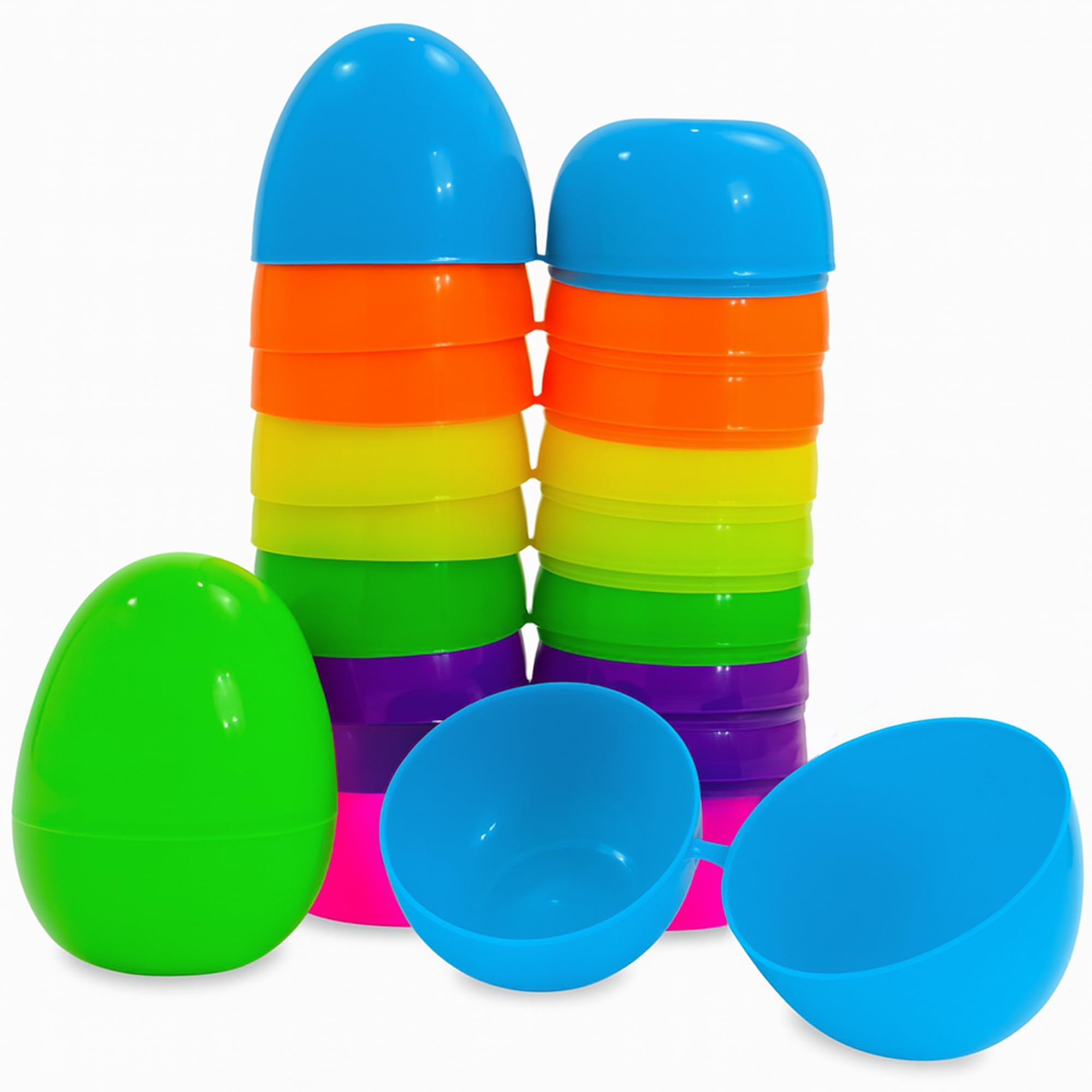 Outdoor Easter egg hunt eggs Celmuron durable plastic