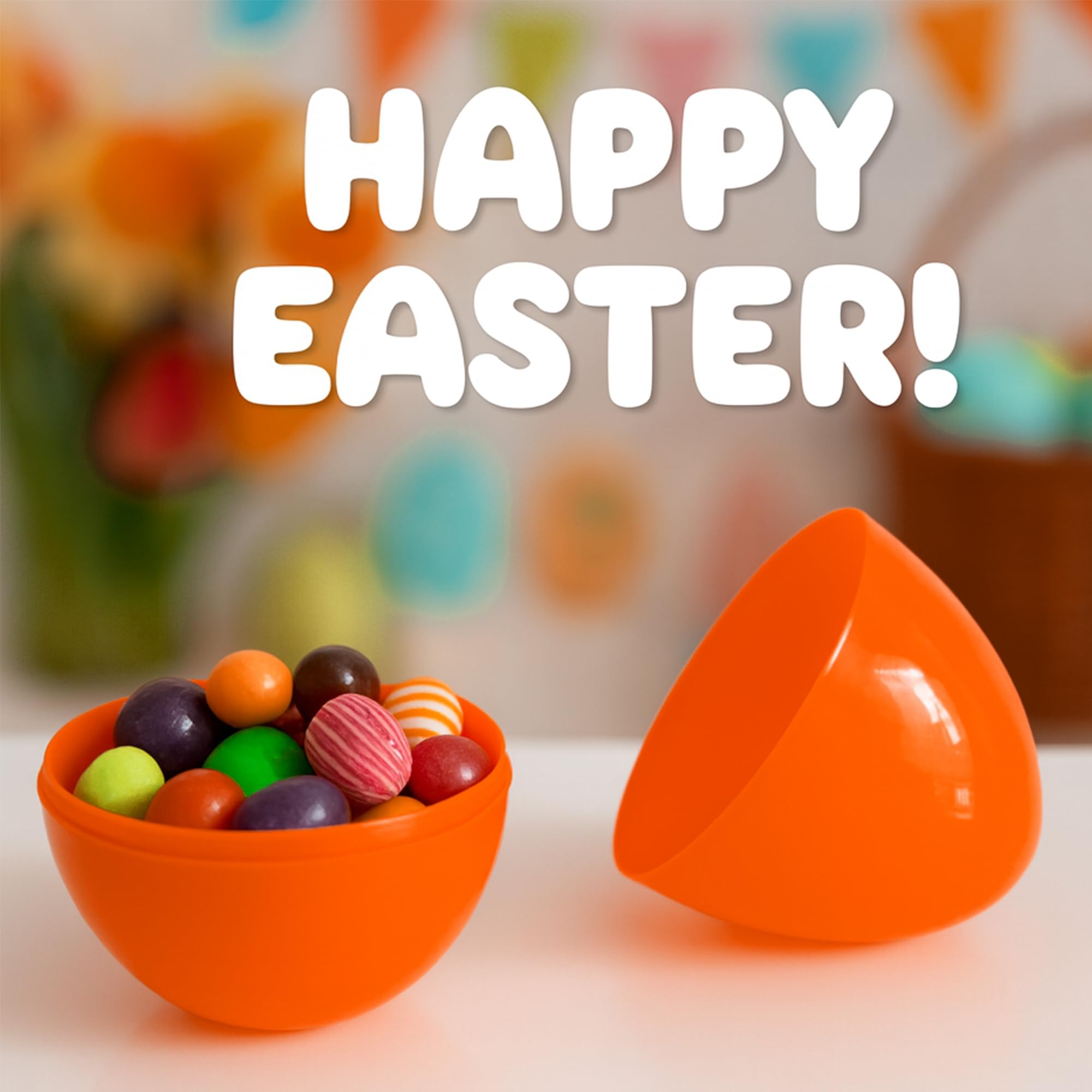 Fillable two part Celmuron Easter eggs ready to fill