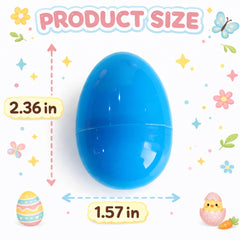 2.3 inch fillable plastic Easter eggs Celmuron