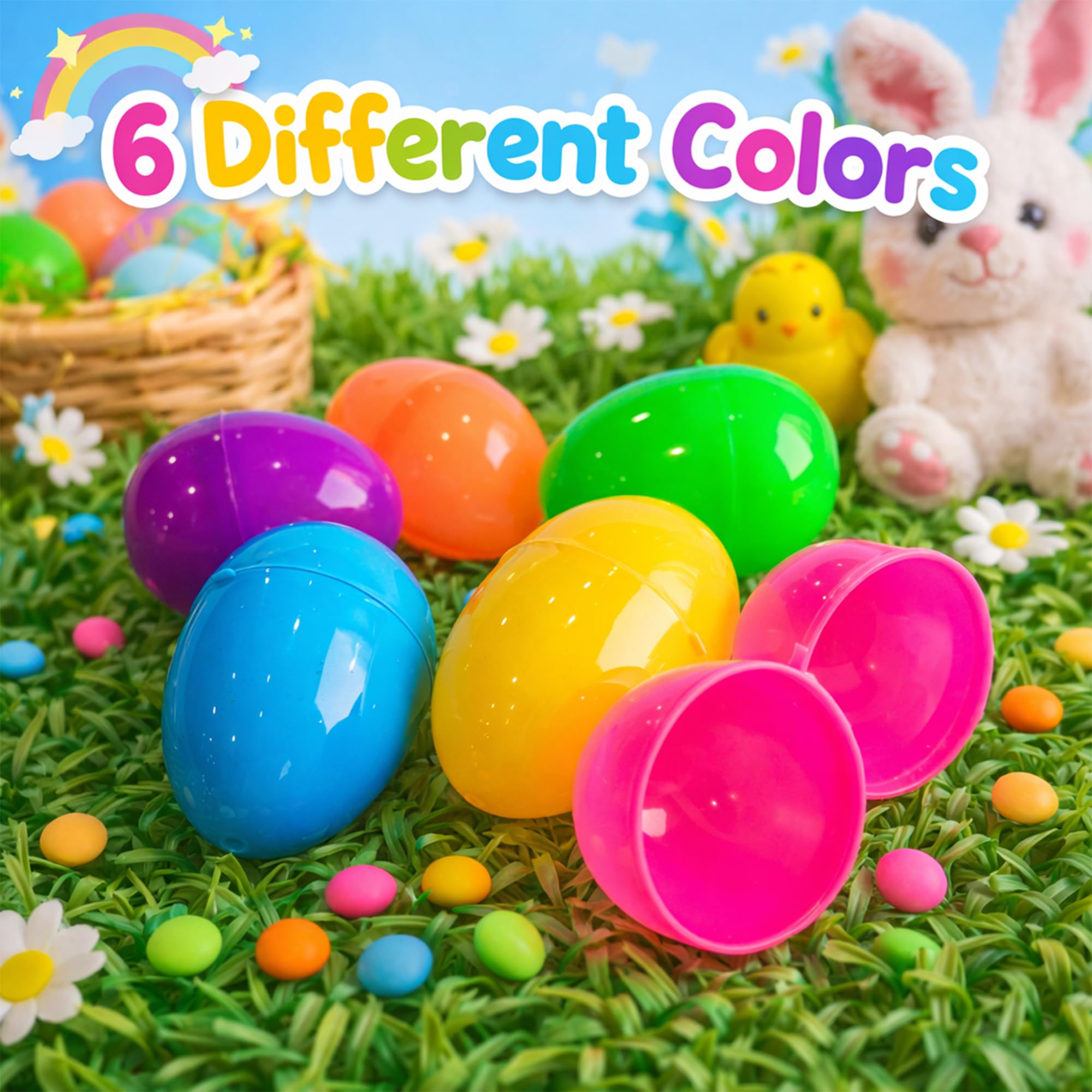 Bright color assortment Celmuron Easter Eggs
