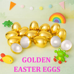 Celmuron golden Easter eggs for party decorations