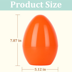 Celmuron 6 Pack 8inch Jumbo Fillable Easter Eggs blue