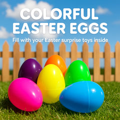 Close up Celmuron large fillable Easter eggs
