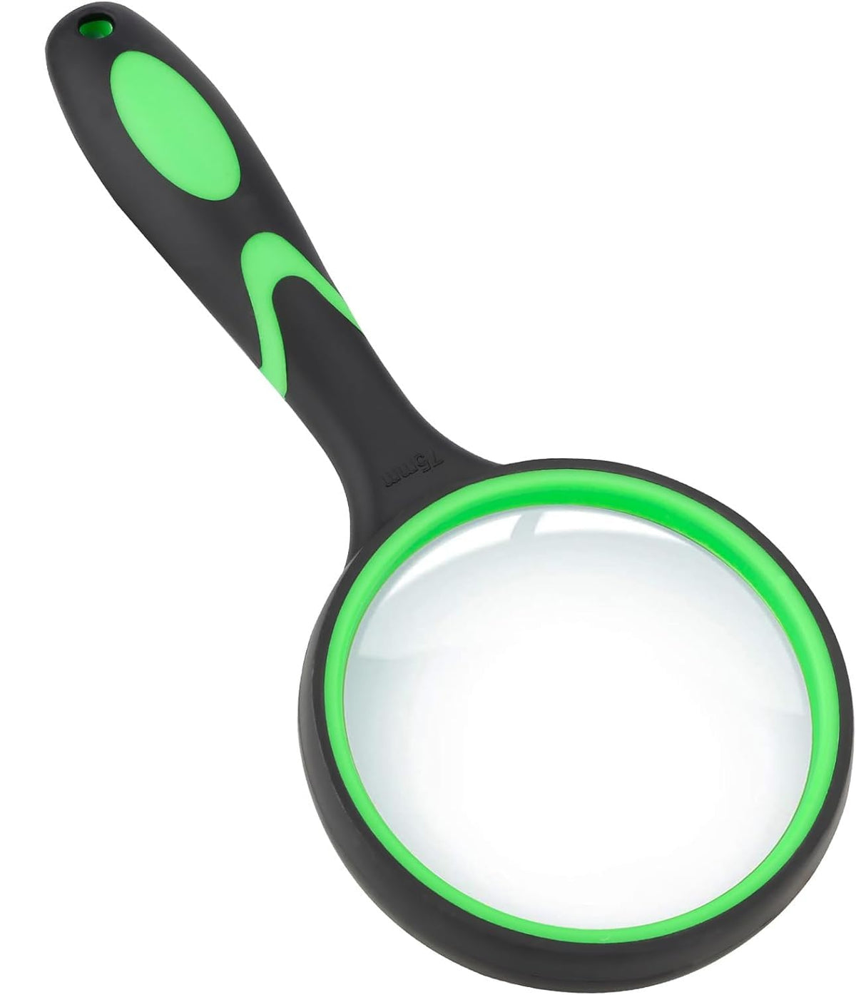 Celosia handheld magnifying glass with 75mm lens for seniors and kids