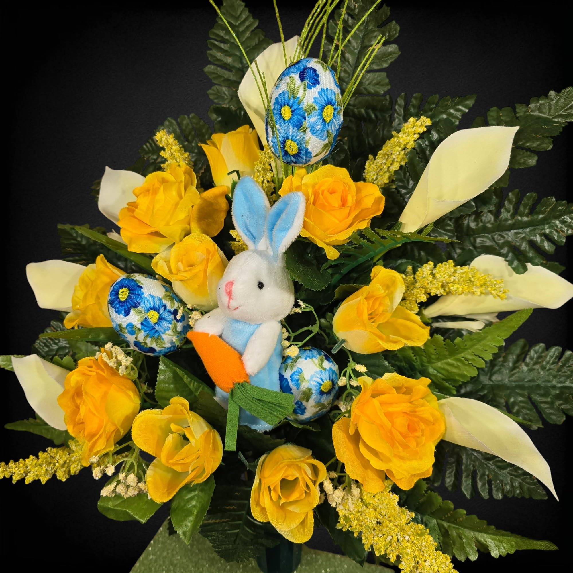 Easter spring memorial decor suitable for gravesites
