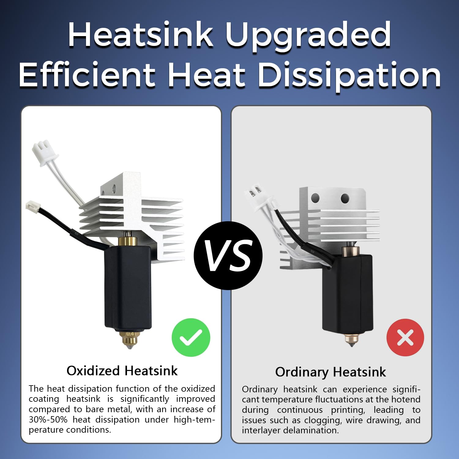 Detachable hotend assembly for Centauri Carbon printer with all-metal throat