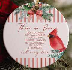 High gloss white ceramic ornament with UV print