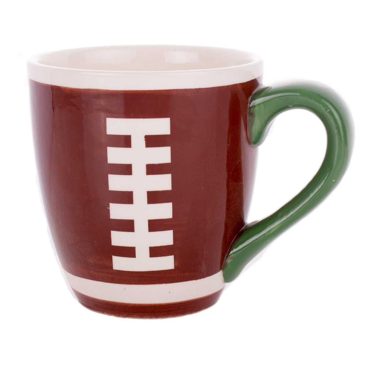 Ceramic Coffee Mug Football 14 Ounces product image showing football theme