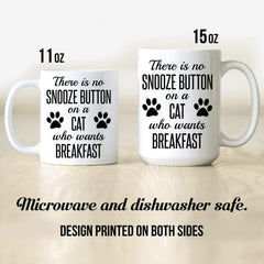 Ceramic coffee mug white glossy finish with C-handle