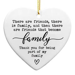 Ceramic Hanging Heart gift for friends and family