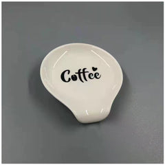 Ceramic mini spoon rest for kitchen countertop