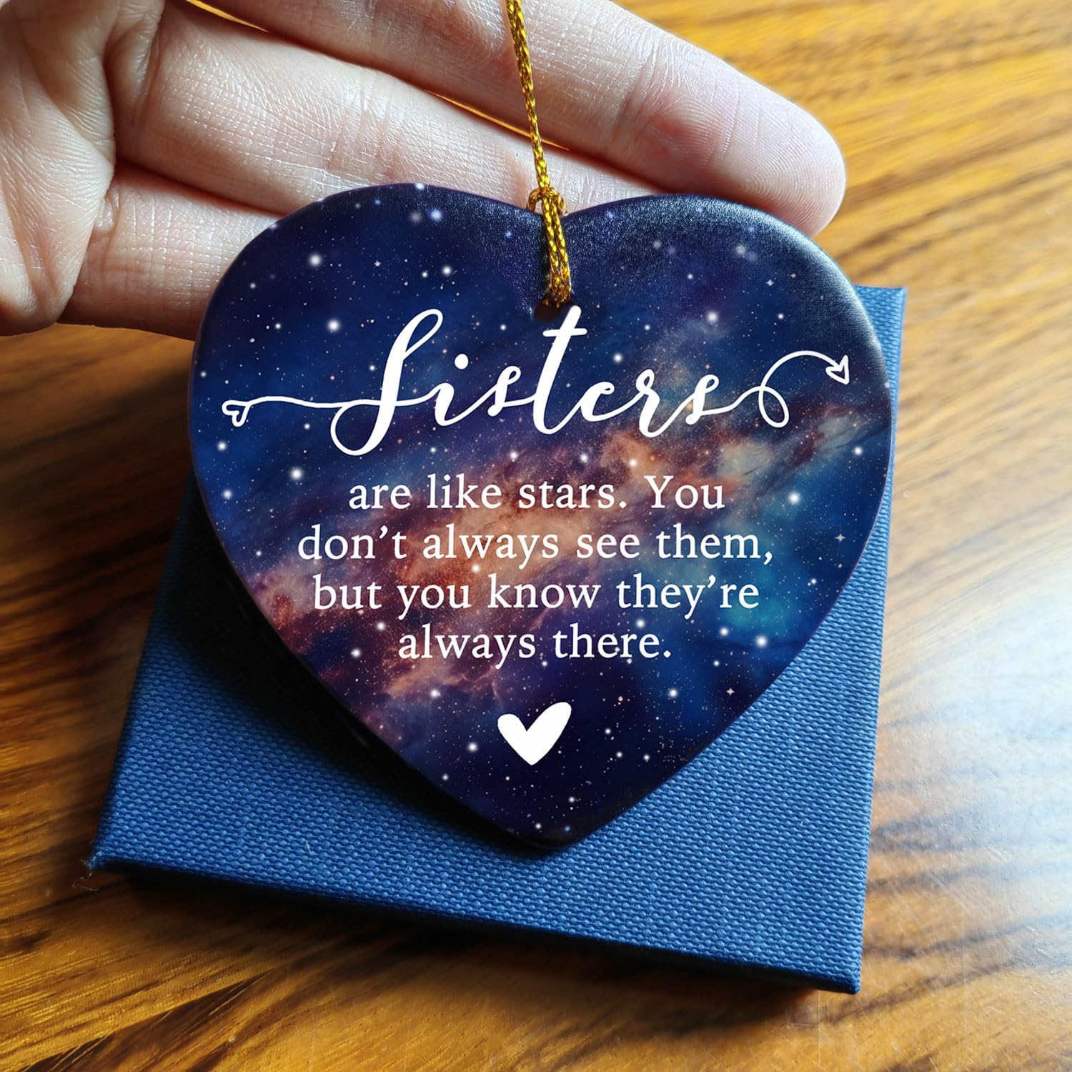 Soul sister Christmas ornament with gift box packaging