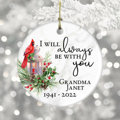 Ceramic ornament with one-side printed design
