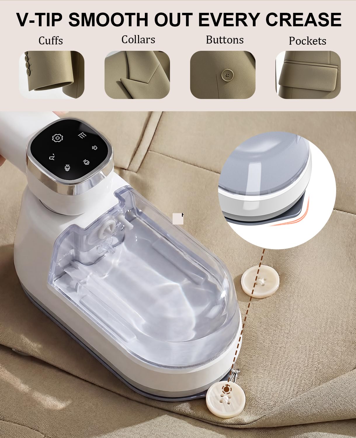 Ceramic soleplate for smooth fabric ironing