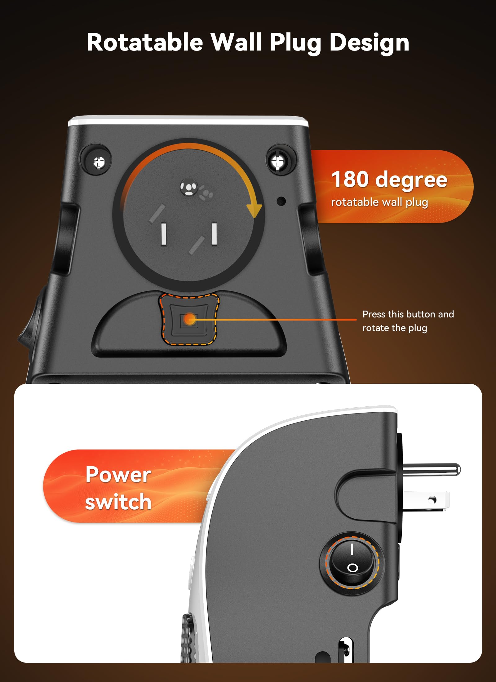 GiveBest programmable space heater thermostat control