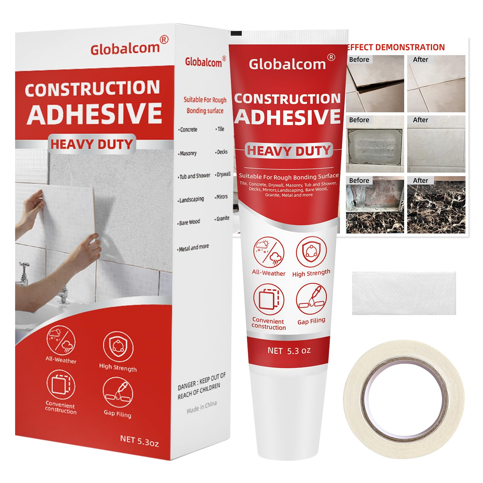 ceramic tile adhesive glue for floor construction heavy duty packaging