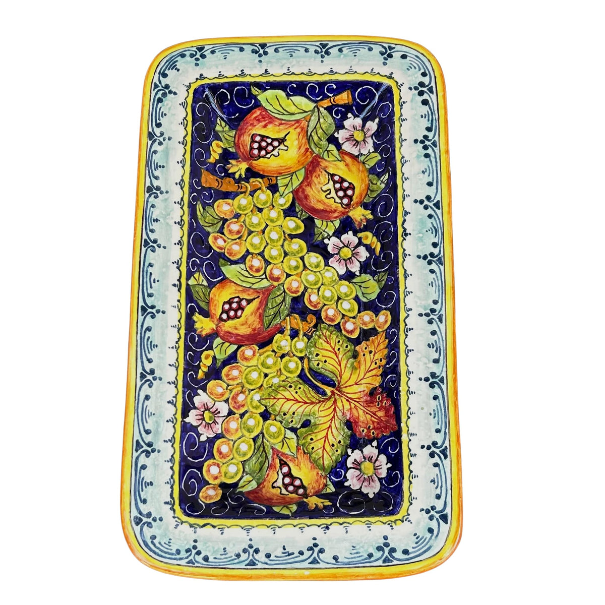 CERAMICHE D'ARTE PARRINI tray plate handmade in Tuscany