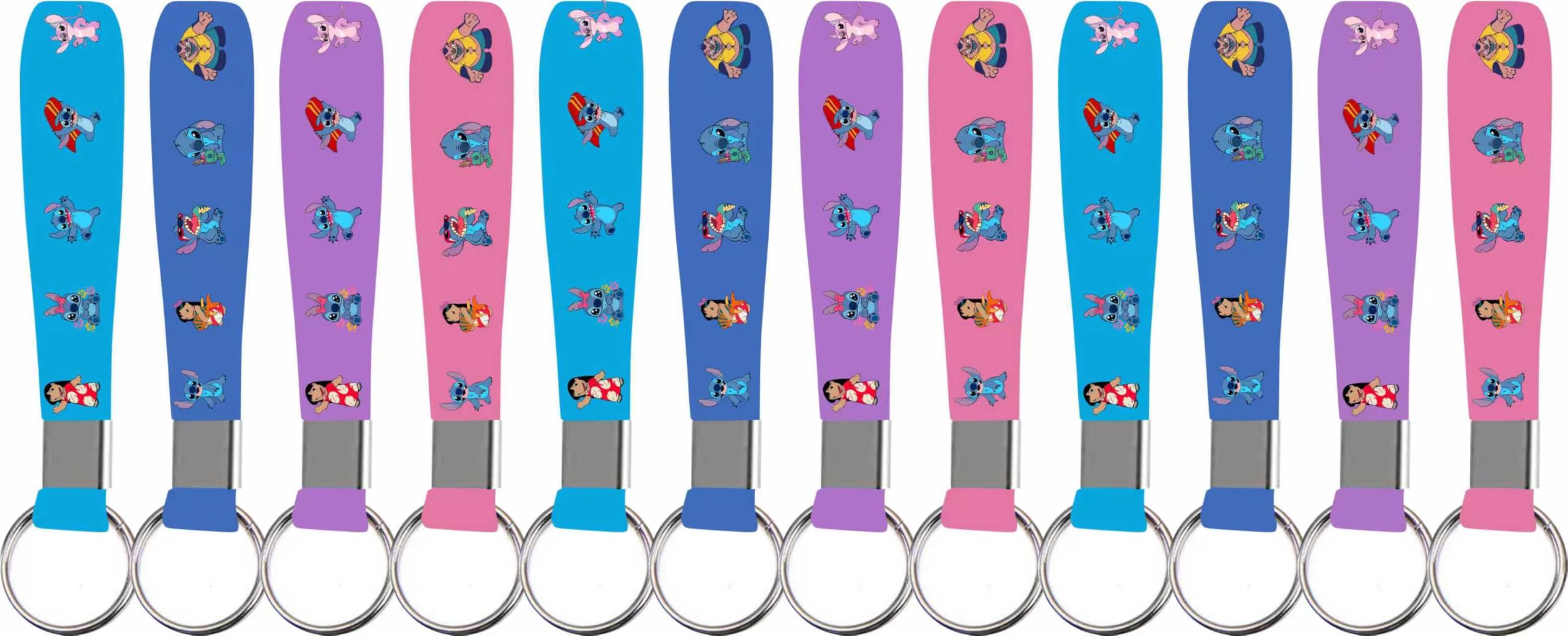 cerfioo 86pcs Stitch Birthday Party decorations Set acrylic pins and keychains