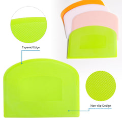 Dough scraper flexible PE plastic for baking