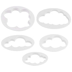 CEYAZYE cloud fondant cutter set 5 pieces