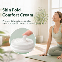 Chafing support cream for sensitive skin areas