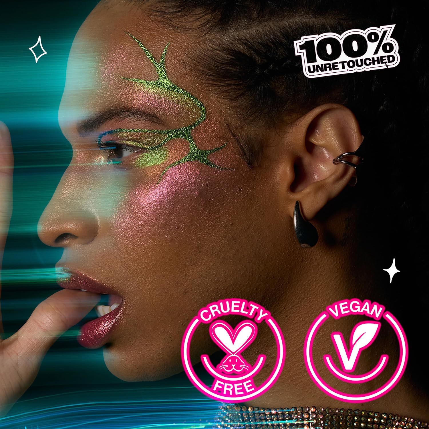 wet n wild Chameleon Chrome Highlighter branding on tube