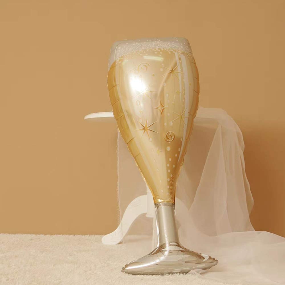 wedding bridal shower decor balloons HORUIUS champagne