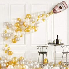 bottle shaped champagne balloons packaging 38.5in x 19.6in HORUIUS