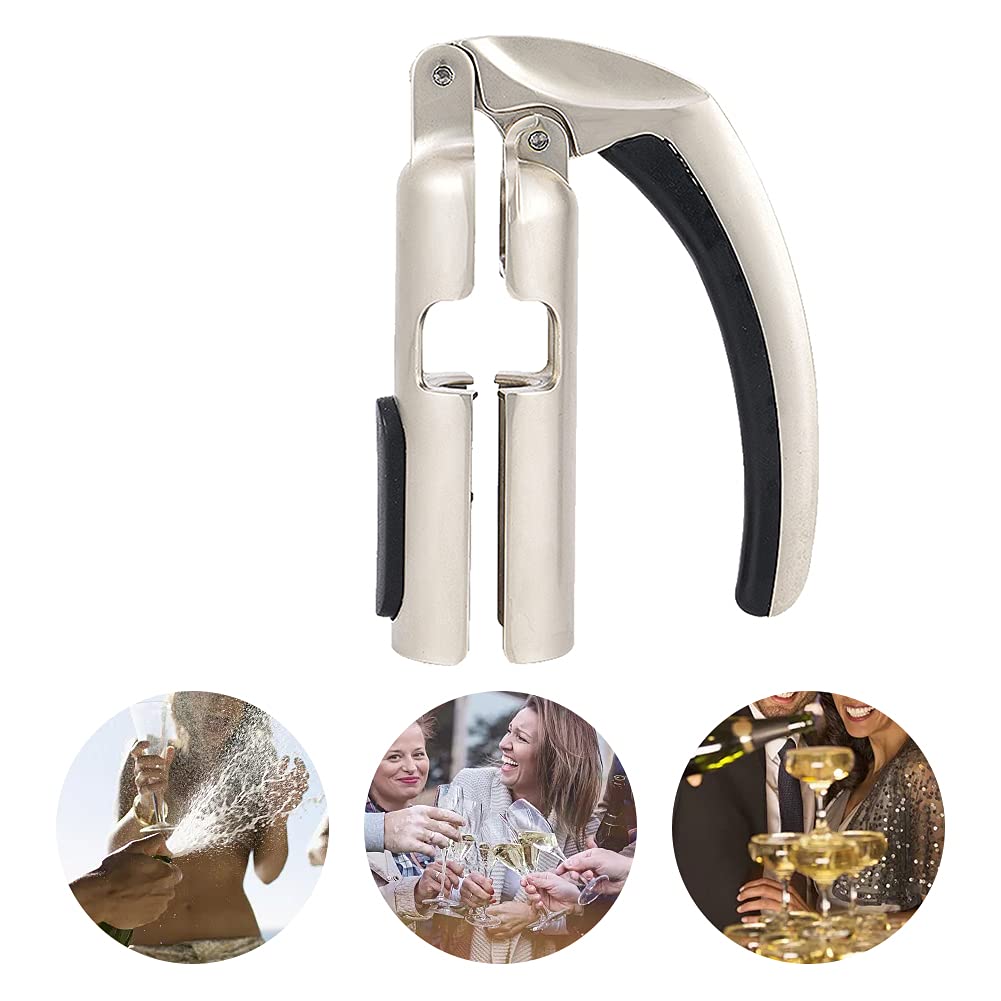 Safe cork removal tool for champagne bottles