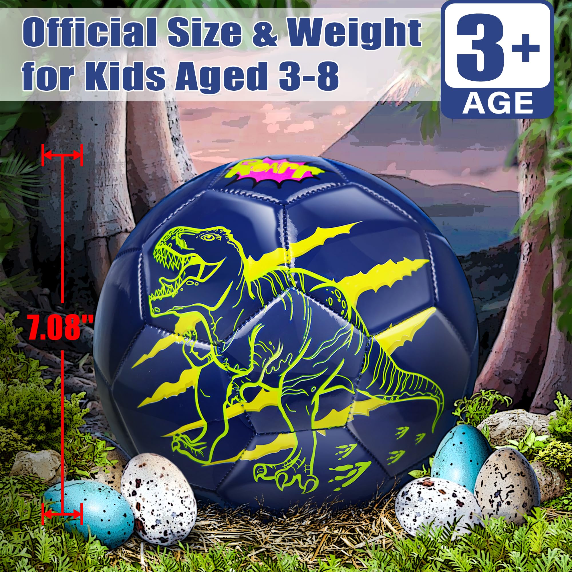 Champhox size 3 soccer ball ages 3-7