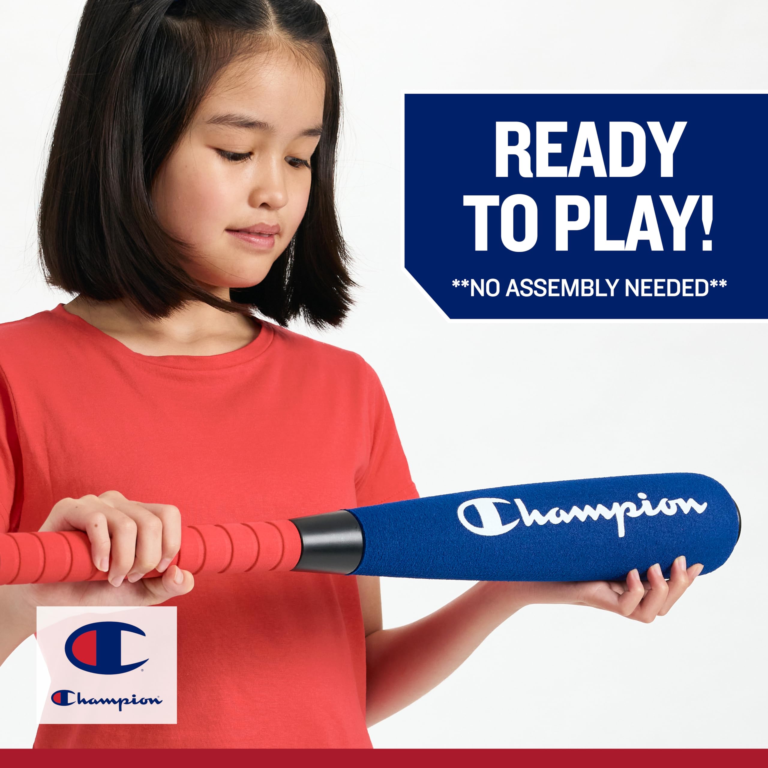 Ages 3 and up Champion foam baseball set suitable for kids