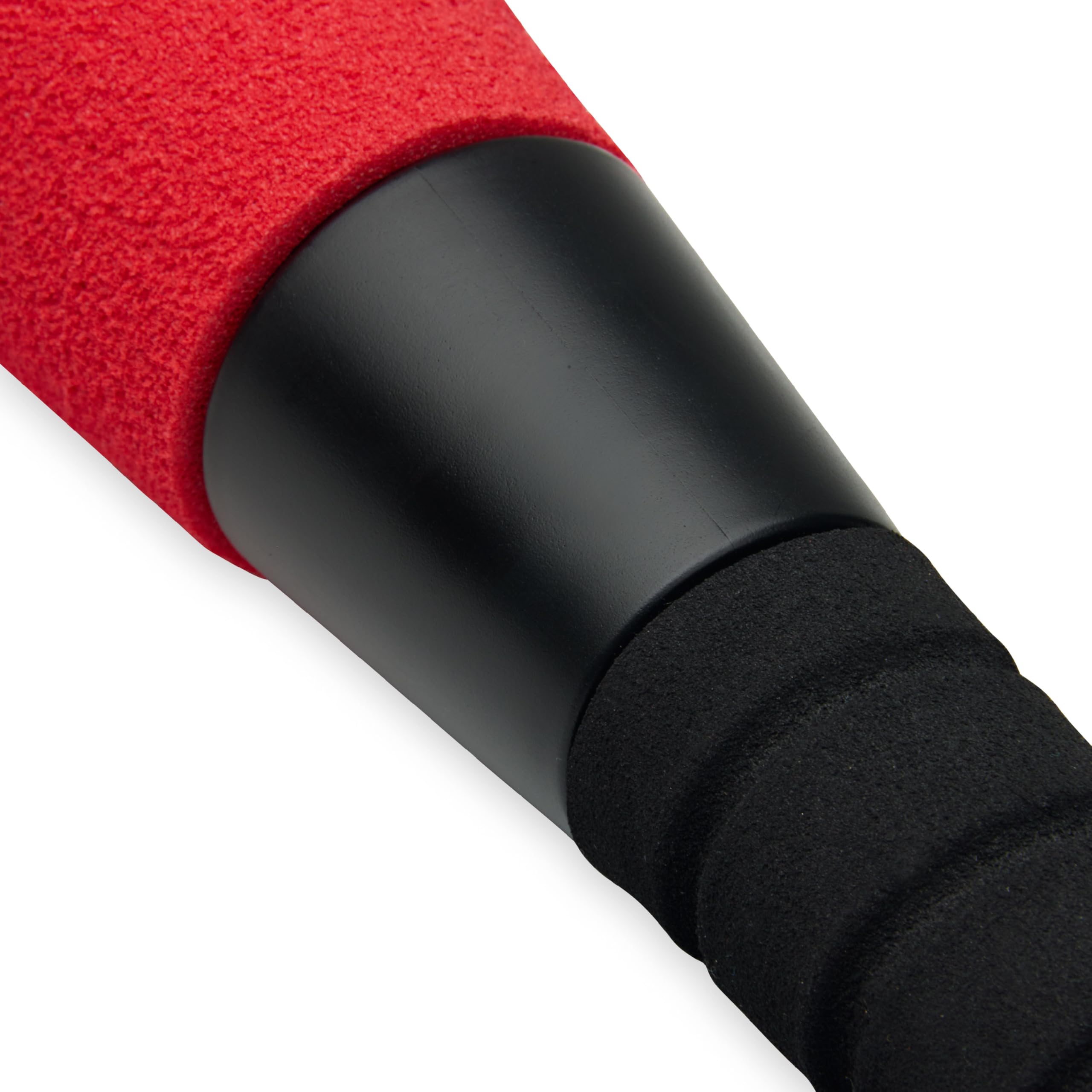 Soft rubber foam bat and foam ball for safe indoor play
