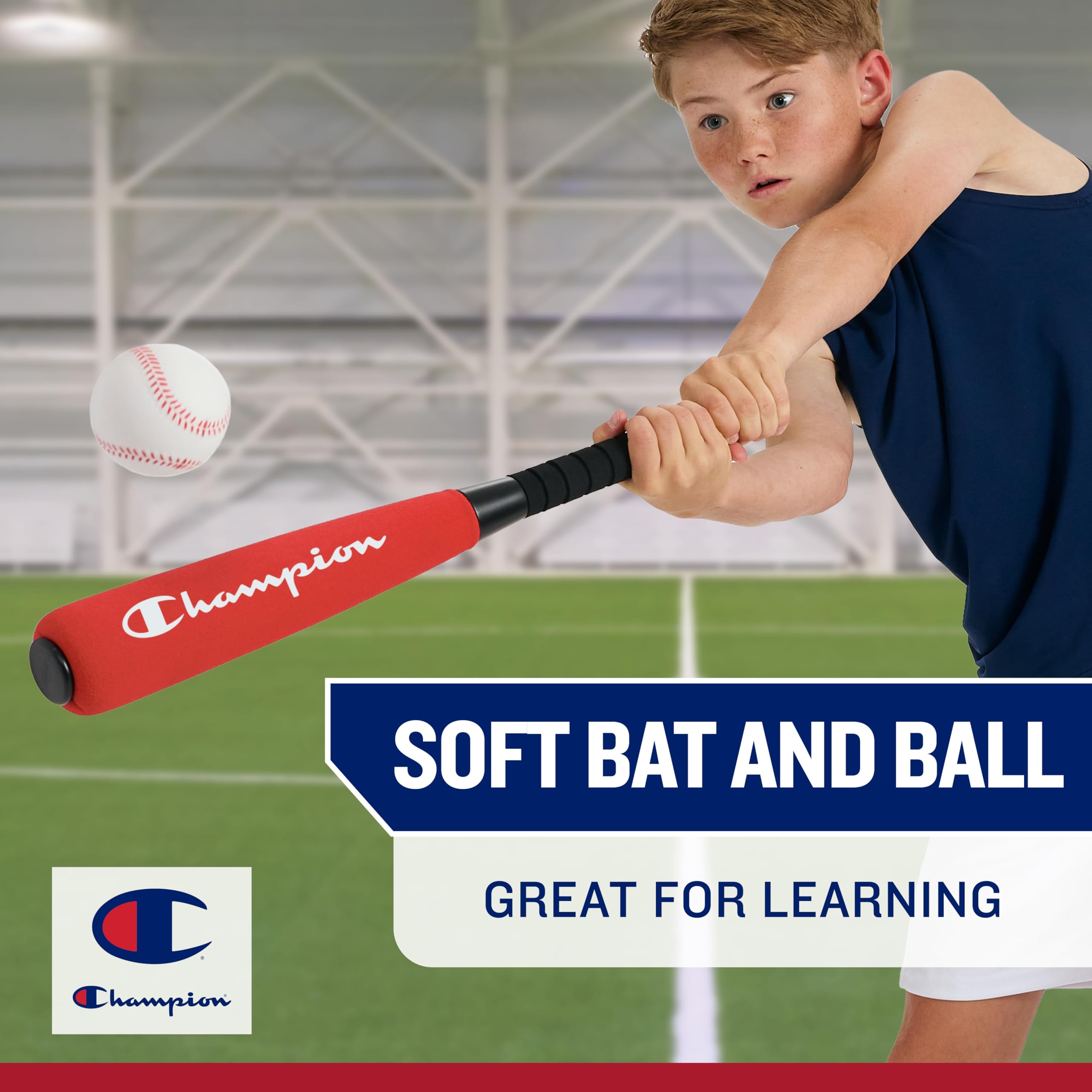 Ready to play no assembly required foam baseball set