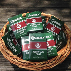 Chandrika vegan natural ingredients soap packaging