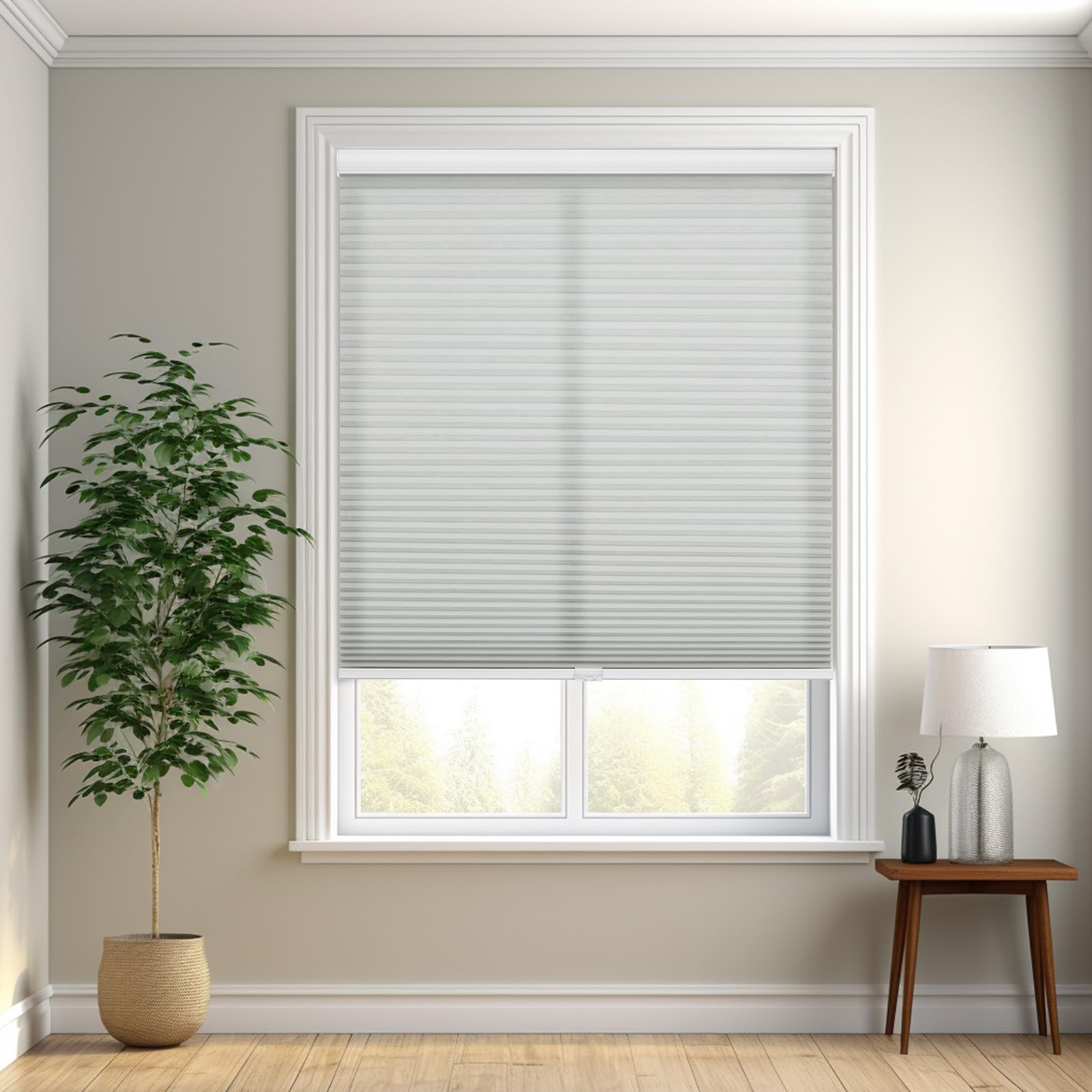 Shades with installation video and included accessories