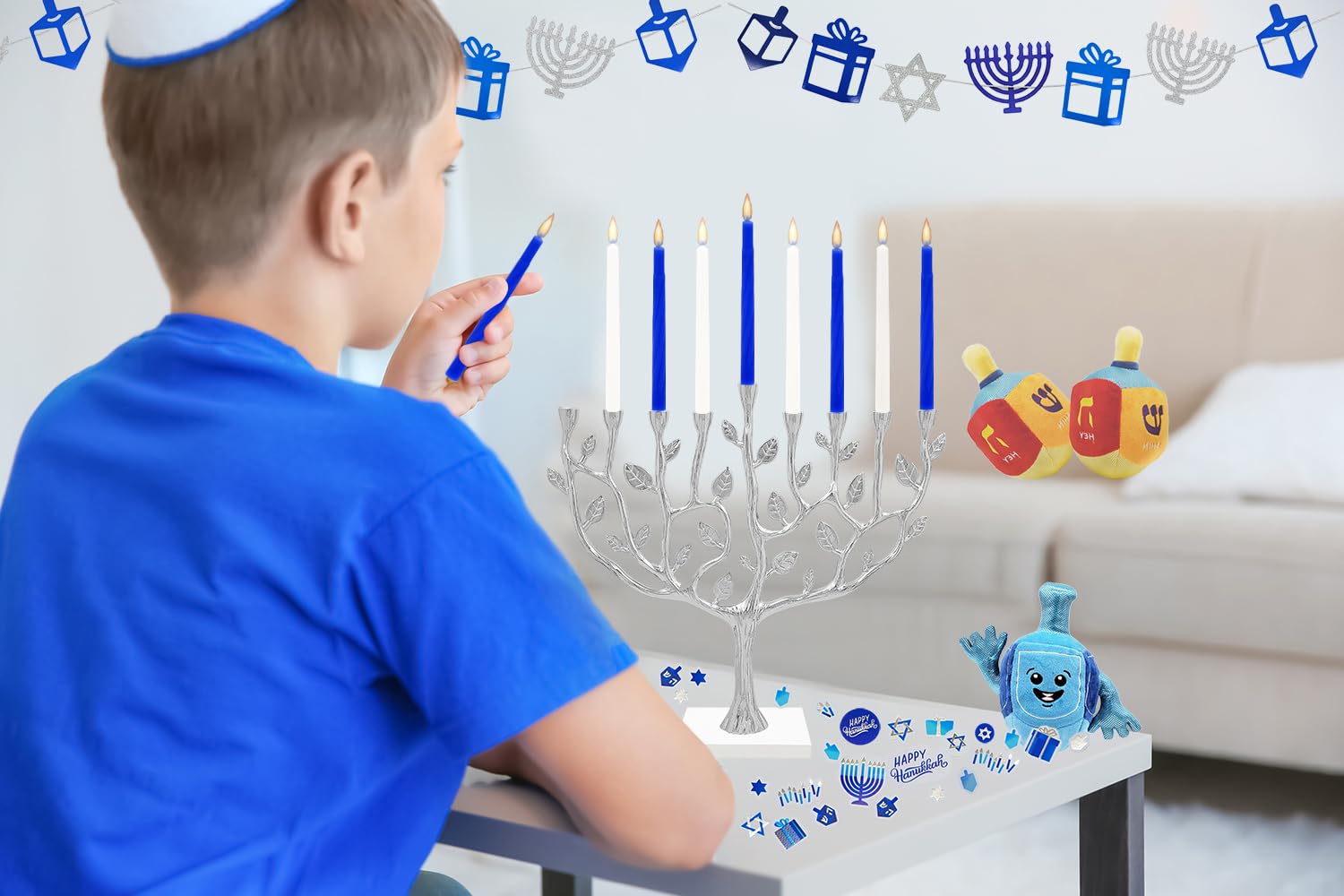 Gift idea The Dreidel Company Chanukah candles