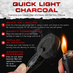 Charcoal Disks included in the set