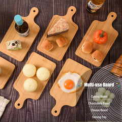 square bamboo board with hole for hanging