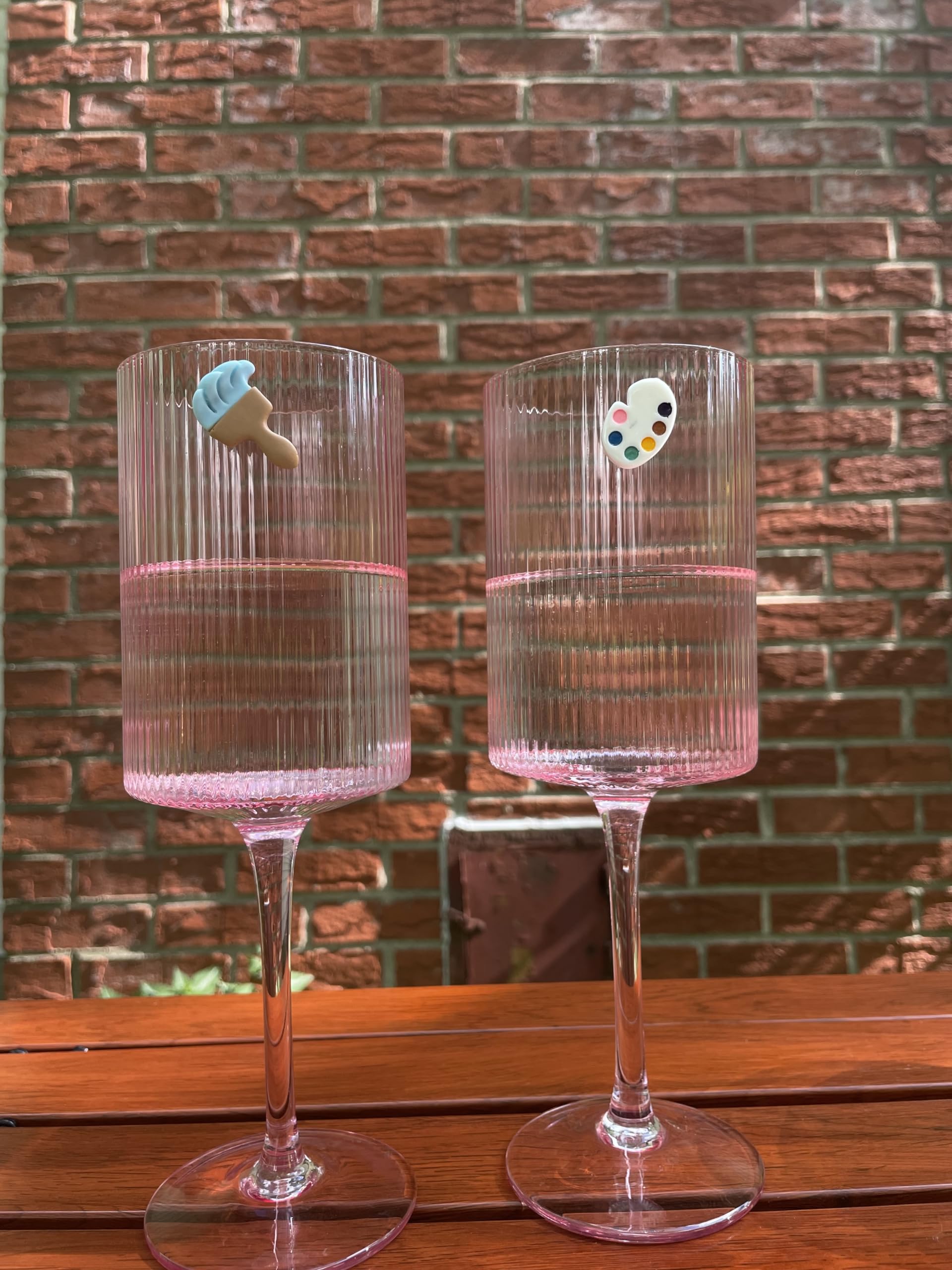 Simply Charmed magnetic wine glass markers for glasses