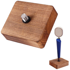 Charred Wood Beer Tap Handle Holder display stand