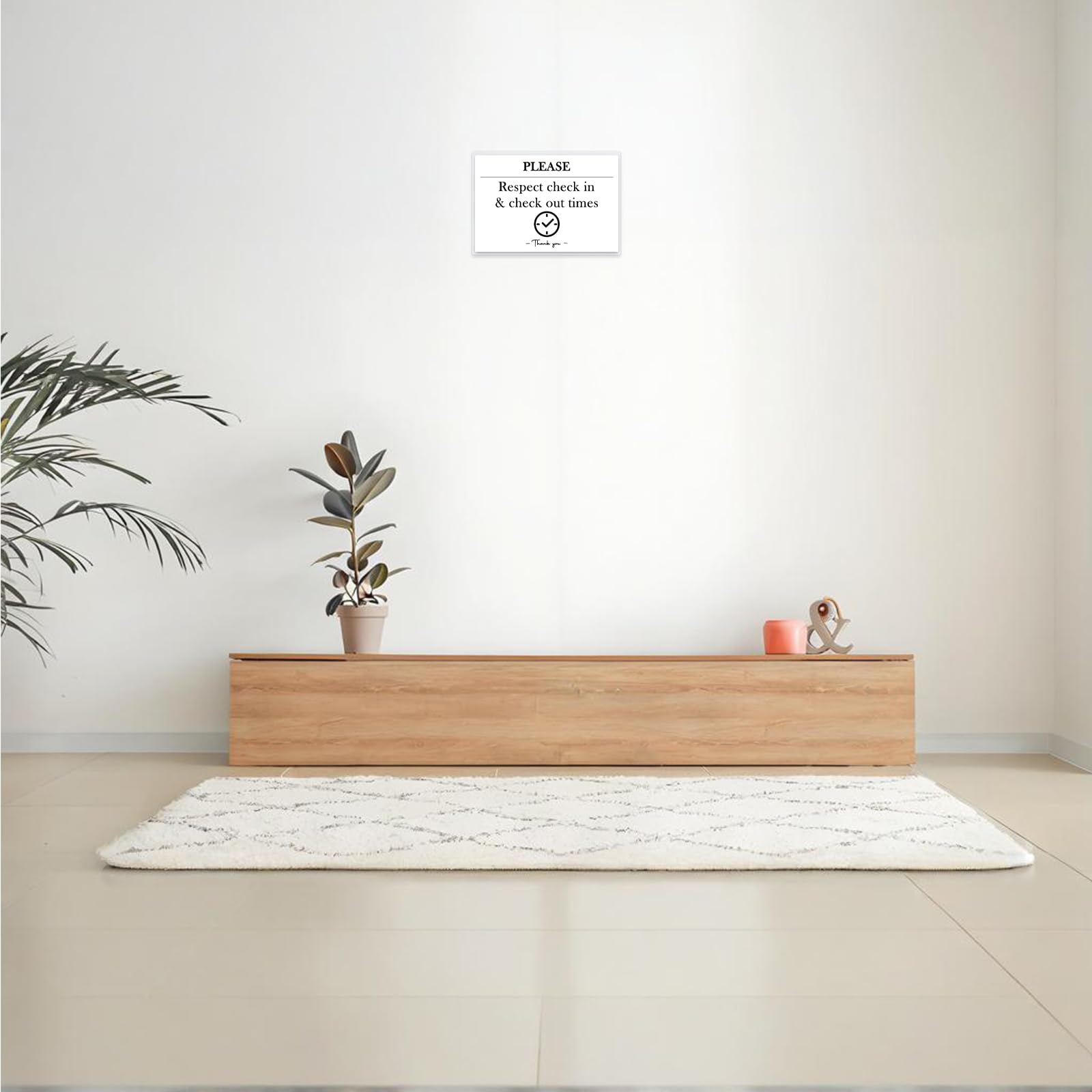 Do Not Flush laminated sign 4x6 for Airbnb