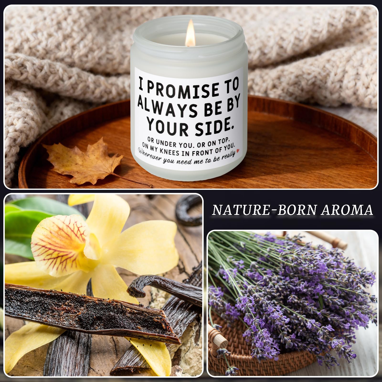 A Cheeky Romantic Gift for Him candle