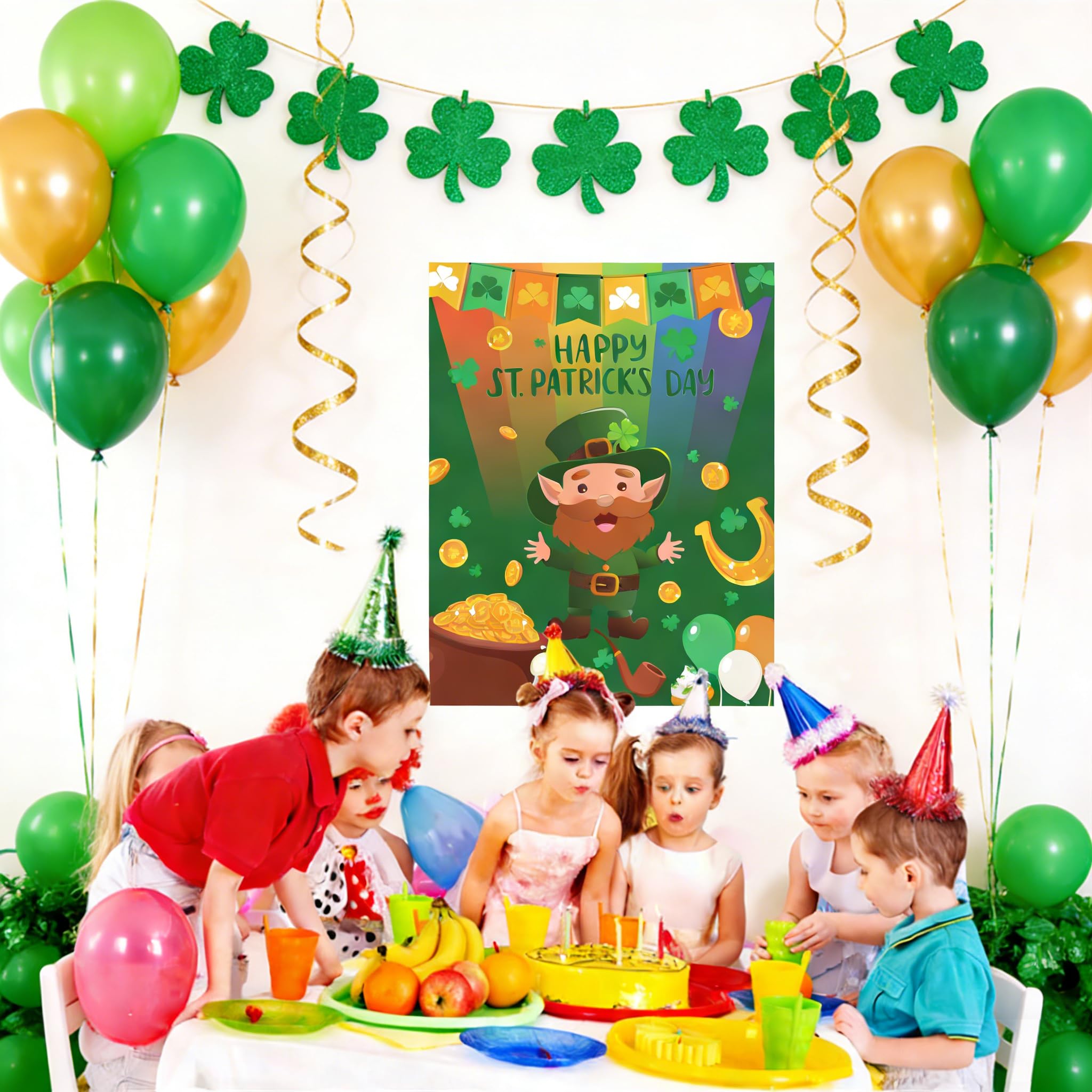 Dot adhesives for pin the shamrock activity included