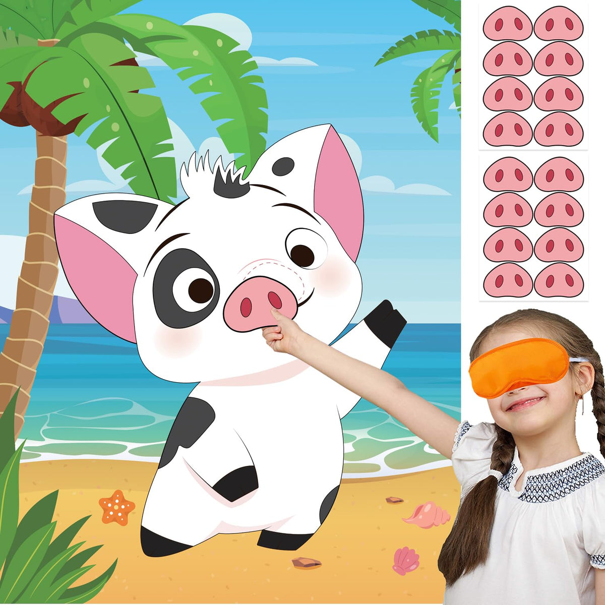 CheerChamp Moana pig poster 21 x 27.5 inches