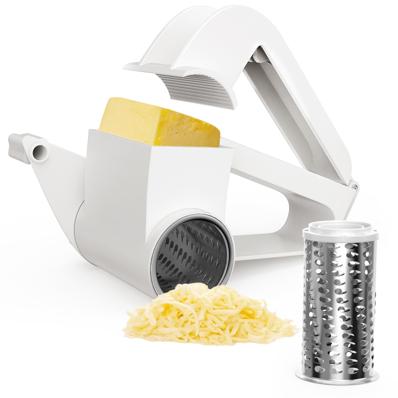 Cheese Grater with Handle white